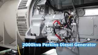 Solution d'alimentation pour générateur diesel Perkins 2000kva