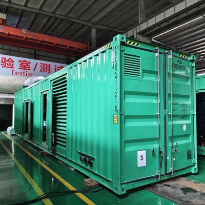 acheter Groupe électrogène diesel de Type conteneur 1000kw 1200kw 1500kw, centrale électrique industrielle, groupe électrogène Diesel avec moteur Weichai online manufacture