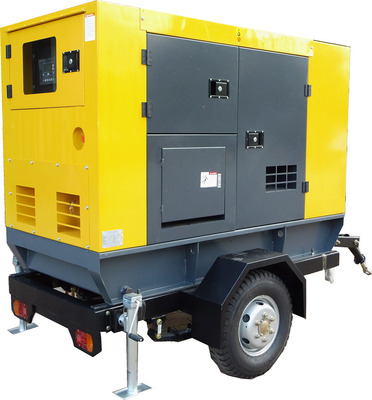 acheter 220 volts 380 volts dg de 400 KVAs ont placé le générateur diesel de remorque mobile avec des roues online manufacture