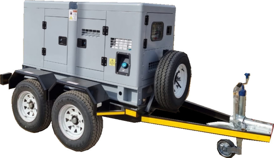 acheter La remorque d'OIN de la CE a monté le générateur 200kw Genset refroidi à l'eau de 3 phases online manufacture