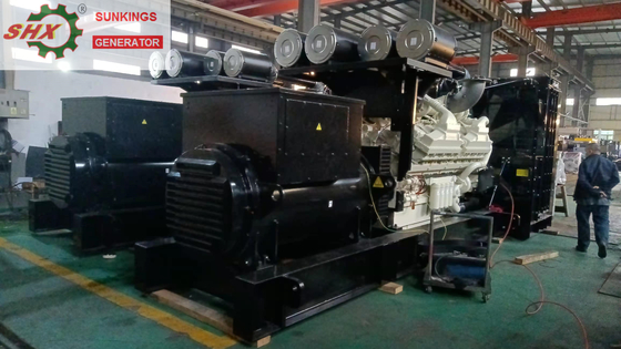 Générateurs de haute tension Cummins 2500kva 6.3kv pour les ports maritimes en attente