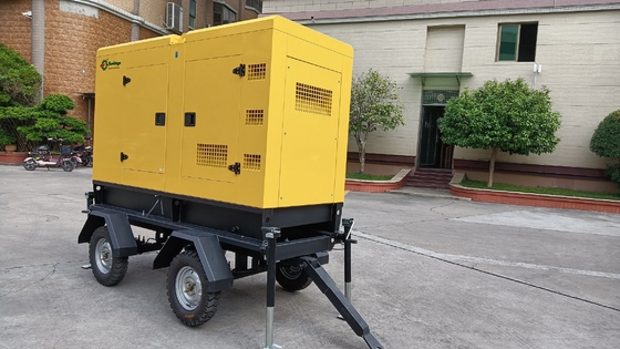 230V centrale silencieuse superbe de mobile diesel de Protable de 500 de kilowatt générateurs de remorque